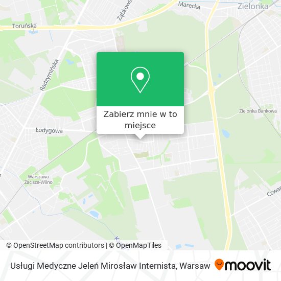 Mapa Usługi Medyczne Jeleń Mirosław Internista