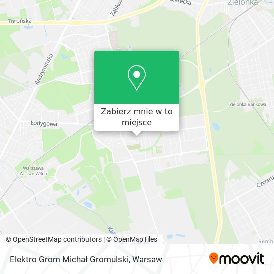 Mapa Elektro Grom Michał Gromulski