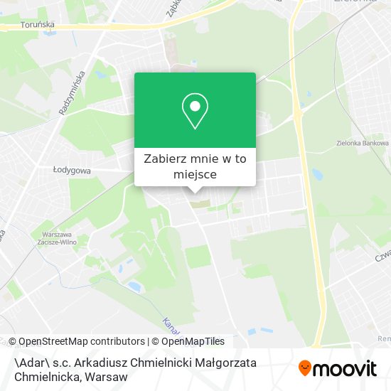 Mapa \Adar\ s.c. Arkadiusz Chmielnicki Małgorzata Chmielnicka