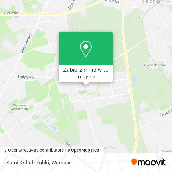 Mapa Sami Kebab Ząbki