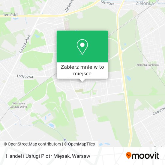 Mapa Handel i Usługi Piotr Mięsak