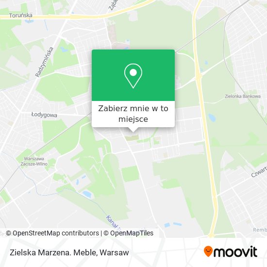 Mapa Zielska Marzena. Meble