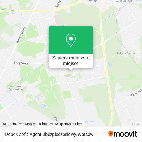 Mapa Dobek Zofia Agent Ubezpieczeniowy