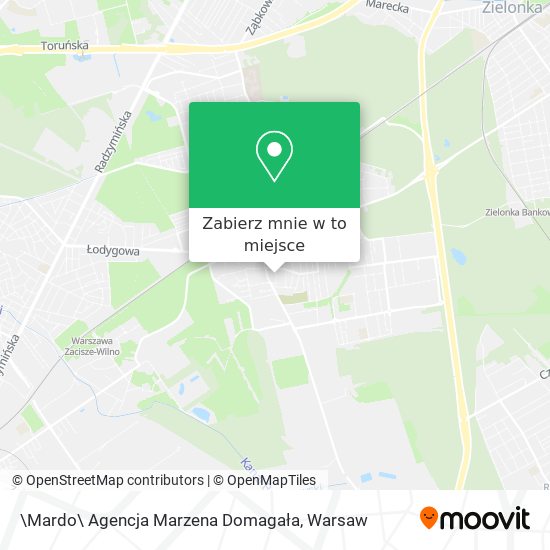 Mapa \Mardo\ Agencja Marzena Domagała