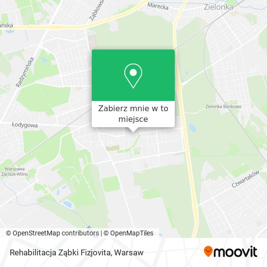 Mapa Rehabilitacja Ząbki Fizjovita