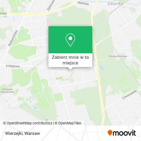 Mapa Wierzejki