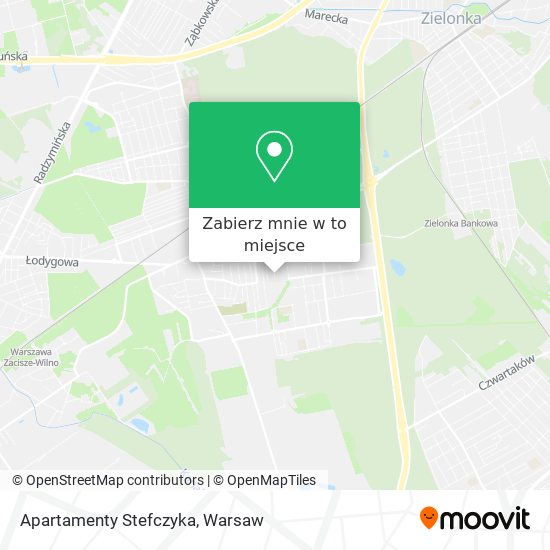 Mapa Apartamenty Stefczyka