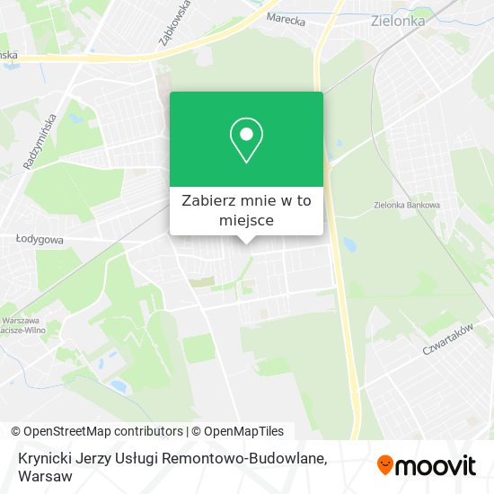 Mapa Krynicki Jerzy Usługi Remontowo-Budowlane