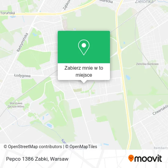 Mapa Pepco 1386 Zabki