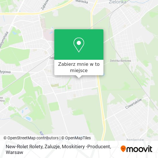 Mapa New-Rolet Rolety, Żaluzje, Moskitiery -Producent