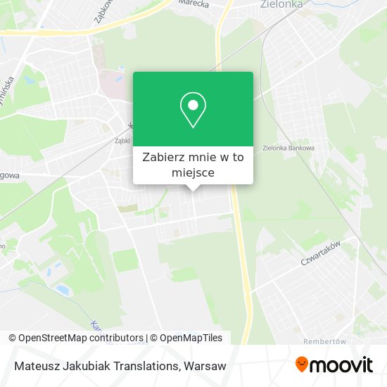 Mapa Mateusz Jakubiak Translations