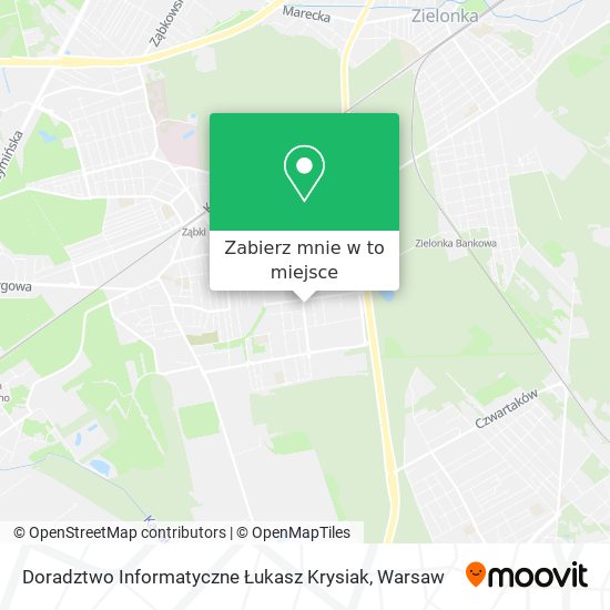 Mapa Doradztwo Informatyczne Łukasz Krysiak