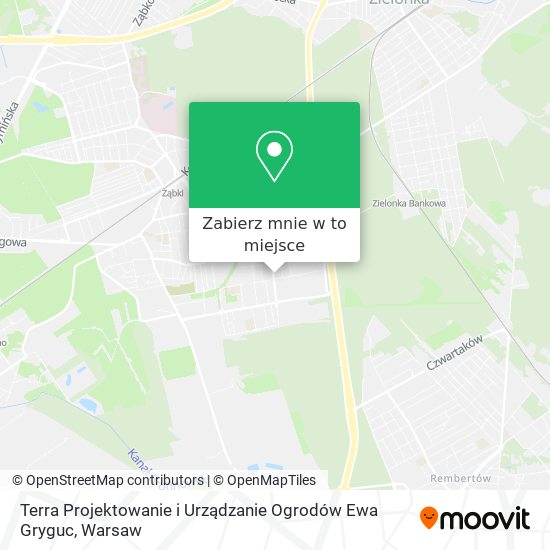 Mapa Terra Projektowanie i Urządzanie Ogrodów Ewa Gryguc