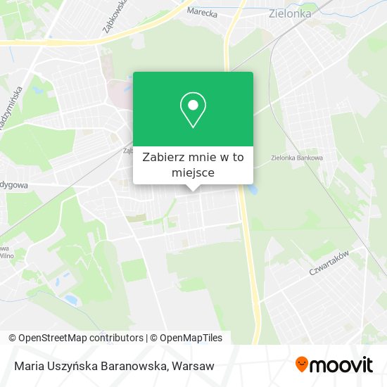 Mapa Maria Uszyńska Baranowska