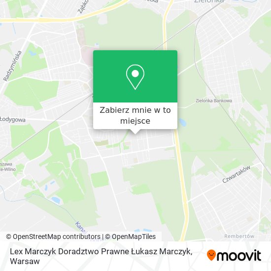 Mapa Lex Marczyk Doradztwo Prawne Łukasz Marczyk