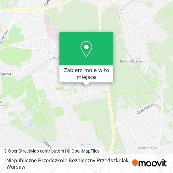 Mapa Niepubliczne Przedszkole Bezpieczny Przedszkolak