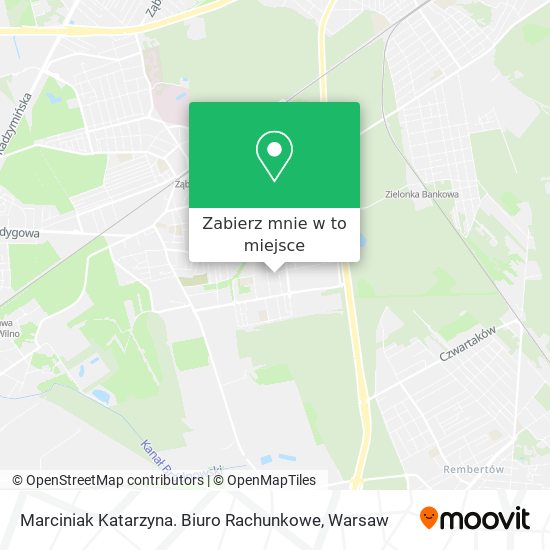 Mapa Marciniak Katarzyna. Biuro Rachunkowe