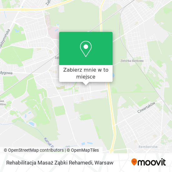 Mapa Rehabilitacja Masaż Ząbki Rehamedi