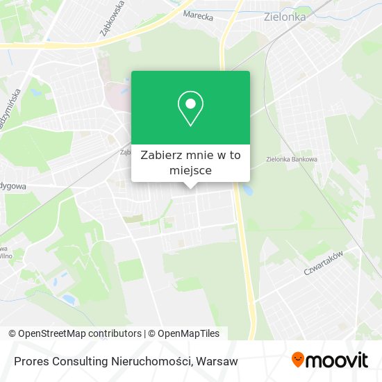 Mapa Prores Consulting Nieruchomości