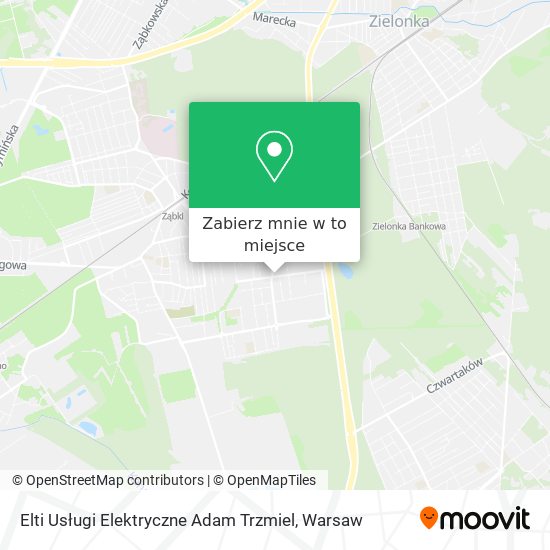 Mapa Elti Usługi Elektryczne Adam Trzmiel