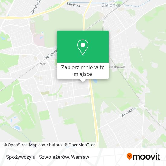 Mapa Spożywczy ul. Szwoleżerów