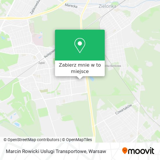 Mapa Marcin Rowicki Usługi Transportowe