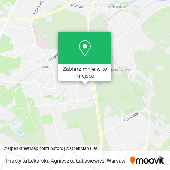 Mapa Praktyka Lekarska Agnieszka Łukasiewicz