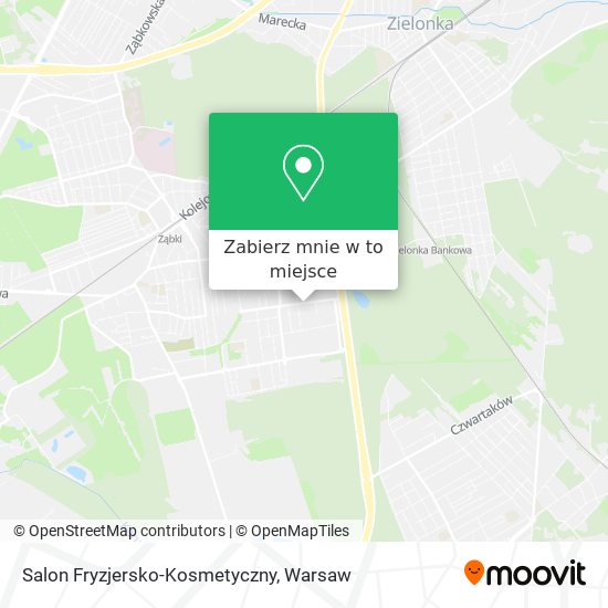 Mapa Salon Fryzjersko-Kosmetyczny