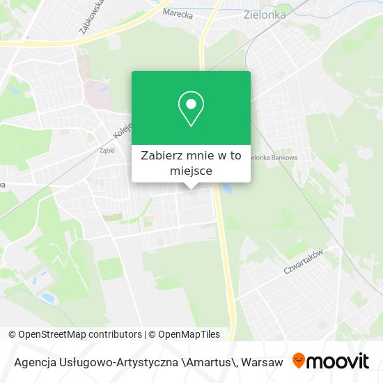 Mapa Agencja Usługowo-Artystyczna \Amartus\