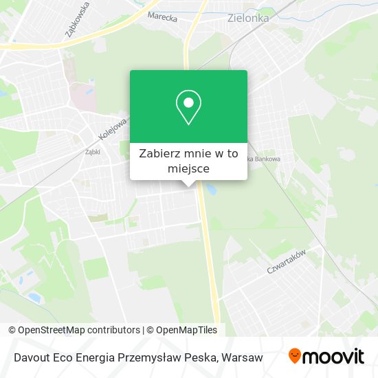 Mapa Davout Eco Energia Przemysław Peska