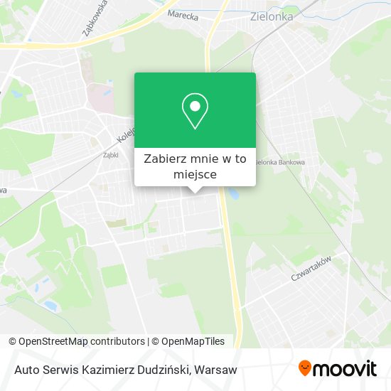 Mapa Auto Serwis Kazimierz Dudziński