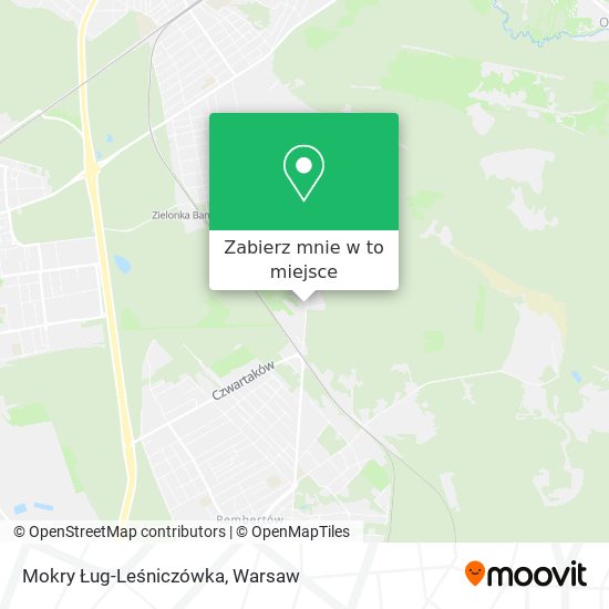 Mapa Mokry Ług-Leśniczówka