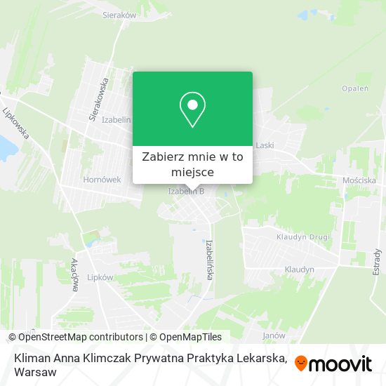 Mapa Kliman Anna Klimczak Prywatna Praktyka Lekarska