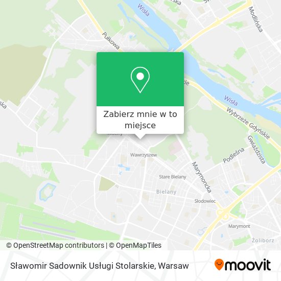 Mapa Sławomir Sadownik Usługi Stolarskie