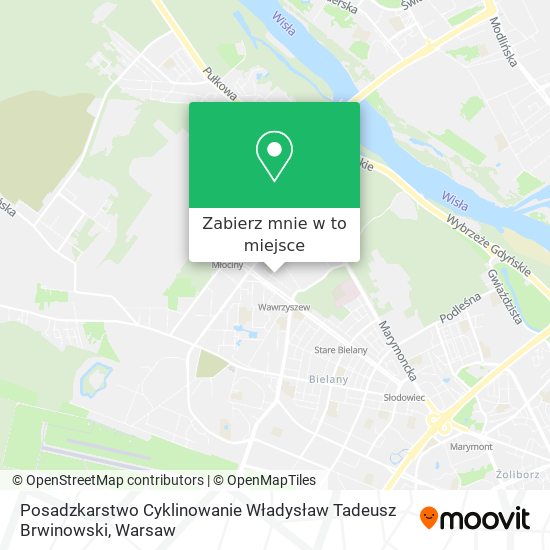 Mapa Posadzkarstwo Cyklinowanie Władysław Tadeusz Brwinowski