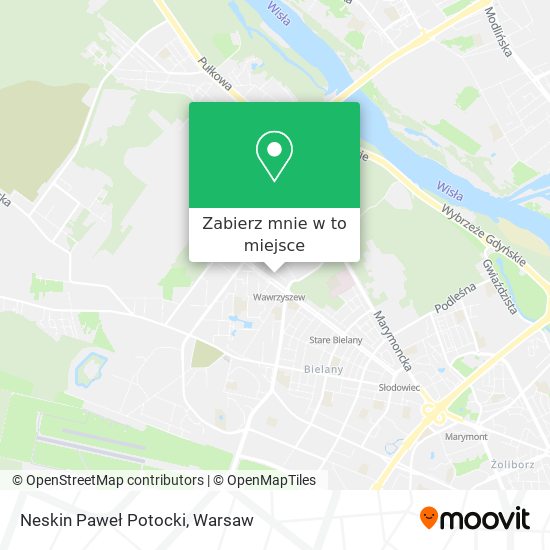 Mapa Neskin Paweł Potocki