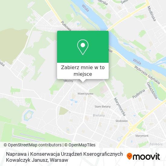 Mapa Naprawa i Konserwacja Urządzeń Kserograficznych Kowalczyk Janusz