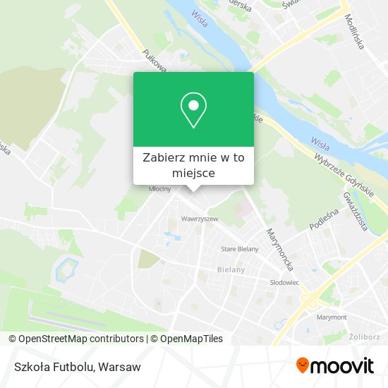 Mapa Szkoła Futbolu