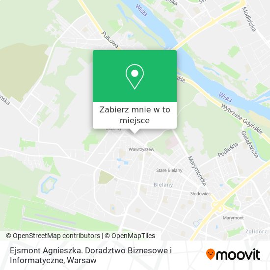 Mapa Ejsmont Agnieszka. Doradztwo Biznesowe i Informatyczne