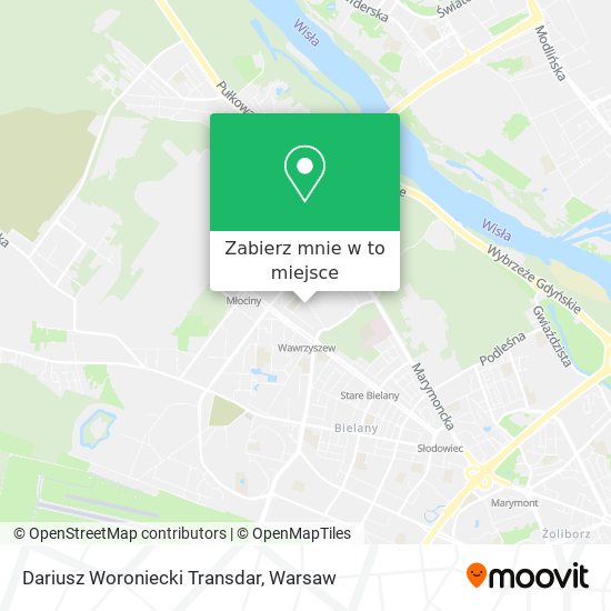 Mapa Dariusz Woroniecki Transdar