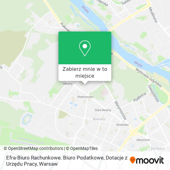 Mapa Efra-Biuro Rachunkowe. Biuro Podatkowe, Dotacje z Urzędu Pracy