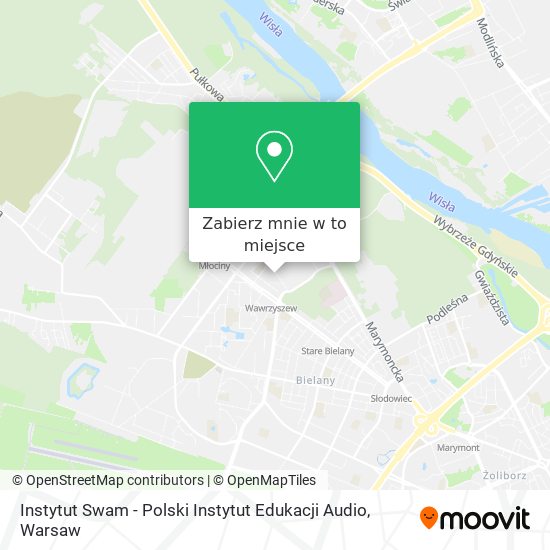 Mapa Instytut Swam - Polski Instytut Edukacji Audio