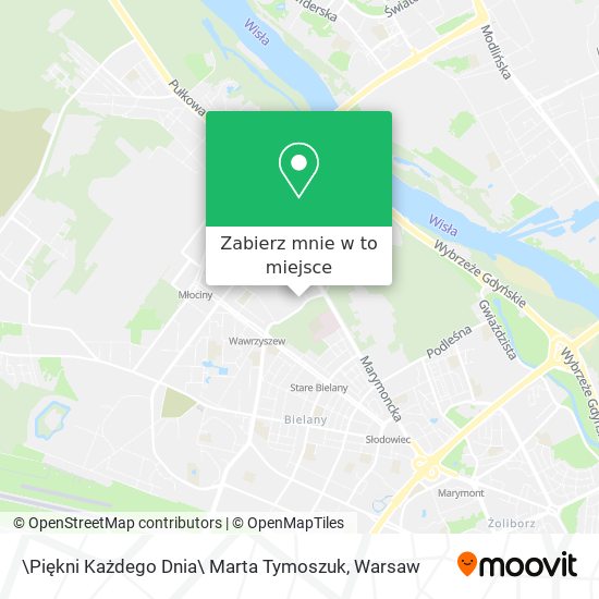 Mapa \Piękni Każdego Dnia\ Marta Tymoszuk