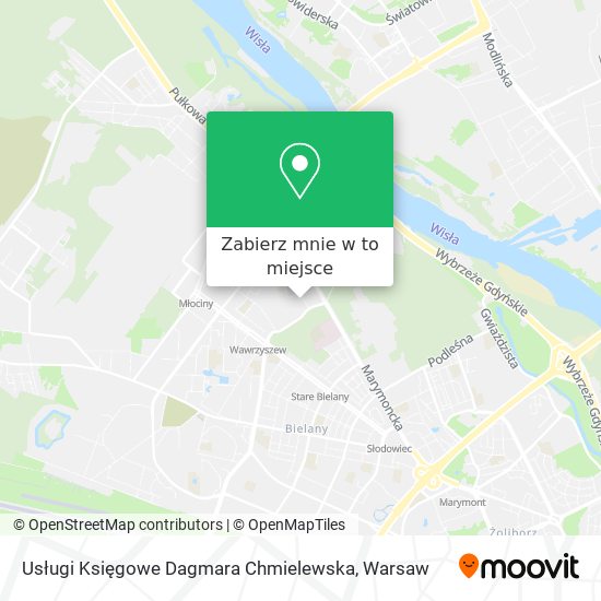 Mapa Usługi Księgowe Dagmara Chmielewska