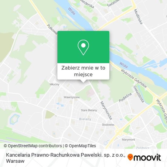 Mapa Kancelaria Prawno-Rachunkowa Pawelski. sp. z o.o.