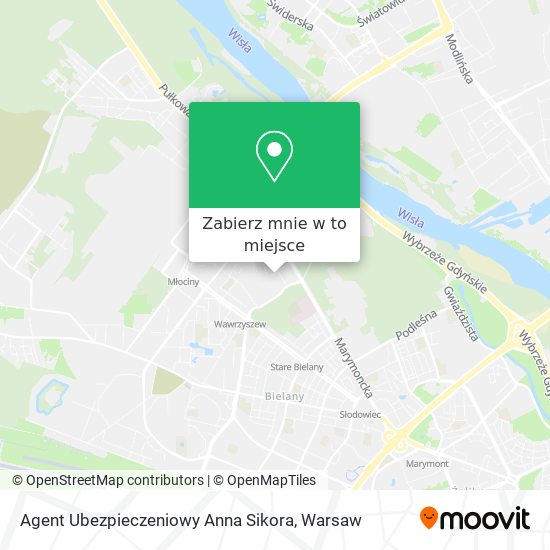 Mapa Agent Ubezpieczeniowy Anna Sikora