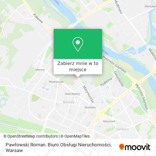 Mapa Pawłowski Roman. Biuro Obsługi Nieruchomości