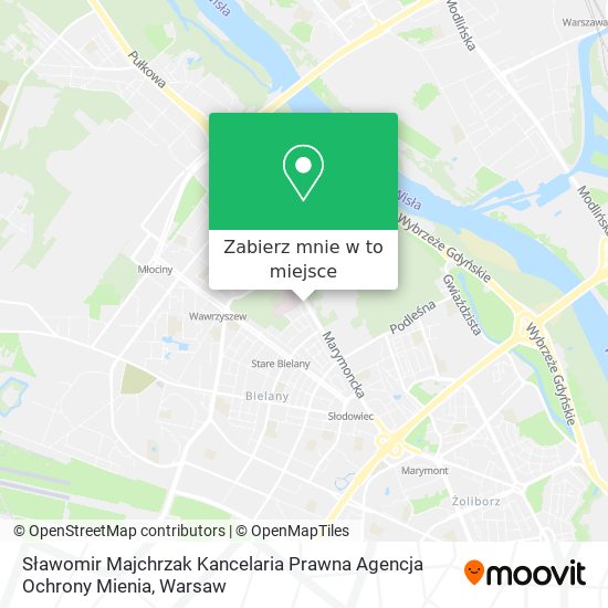 Mapa Sławomir Majchrzak Kancelaria Prawna Agencja Ochrony Mienia