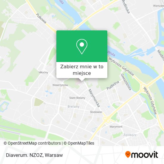 Mapa Diaverum. NZOZ