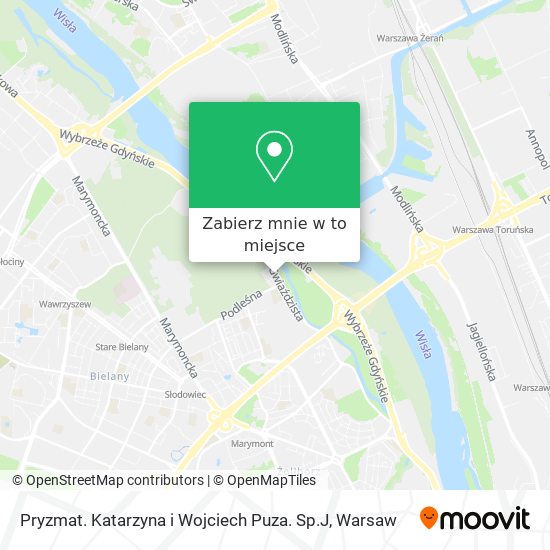 Mapa Pryzmat. Katarzyna i Wojciech Puza. Sp.J